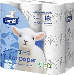 Toalettpapper Dekor 18-p