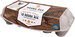 Ägg Bruna Frigående 10-p