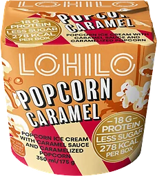 Glass Popcorn Caramel