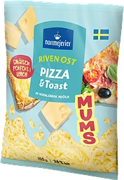 Riven ost Pizza & toast