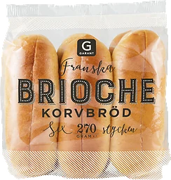 Korvbröd Brioche Franska 6-pack