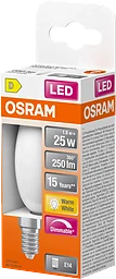LED Kron Matt E14 250lm(25W) Dimbar