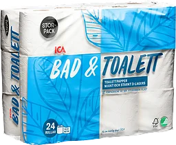 Toalettpapper 24-p Miljömärkt