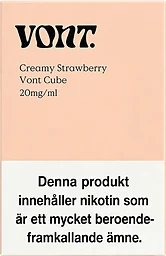 E-cigarett Engångs Strawberry 20 mg/ml 2ml Cube