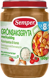 Grönsaksgryta Kyckling & Vitlök