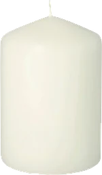 Blockljus vit 10cm 1-p