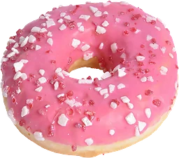 Donut Jordgubb/Marsipan