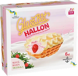 Glassbåt Hallon