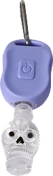 Ledlampa Döskalle Lila