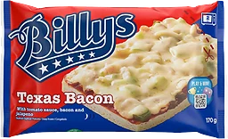 Pan pizza Texas bacon