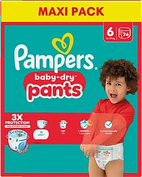 Byxblöjor Baby Dry Pants Strl 6 13-19kg Maxi
