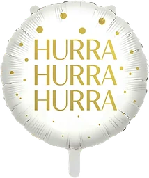 Folieballong Hurra 40cm