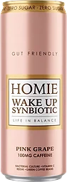 Kolsyrad dryck Wake Up Synbiotic Pink grapefruit