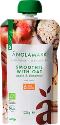 Smoothie med havre, äpple & kanel 6 mån Eko