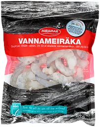Vannameiräka Utan Skal 26/30 Fryst