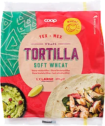 Vetetortillas stora 6-pack