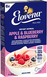 Havregrynsgröt Äpple Blåbär Hallon