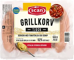 Grillkorv Tjock