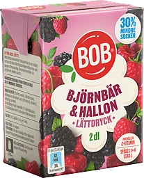 Björnbär Hallon Lättdryck