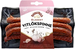 Vitlökspinne Ölkorv