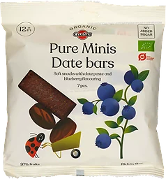 Minifruktstång Blåbär Eko 7-pack