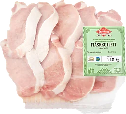 Fläskkotlett Benfri Skivad