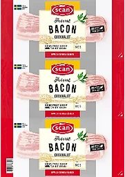 Skivat bacon 3-pack