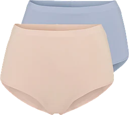 Damtrosa Bomull hög midja 2-pack