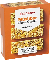Havre & Nötter Müslibar 6-pack