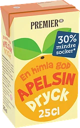 Apelsindryck Mindre Socker Fruktdryck Tetra