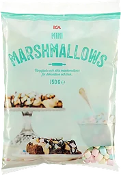 Minimarshmallows Färgade