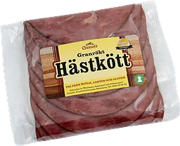 Hästkött Granrökt Skivat