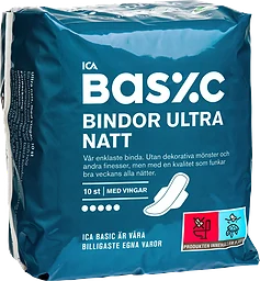 Binda Ultra Natt med vingar 10-p
