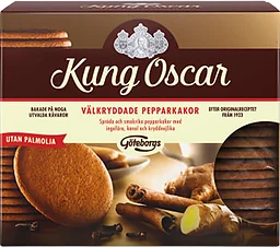 Pepparkakor Kung Oscar Välkryddade