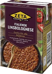 Linsbolognese Italiensk