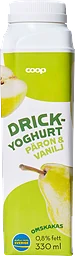Drickyoghurt Päron & vanilj 0,8%