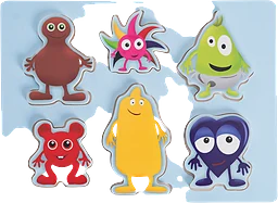 Formpussel 6 figurer
