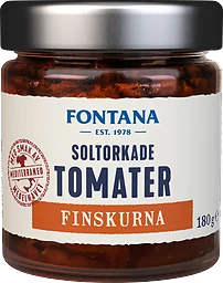 Soltorkade Tomater Finskurna