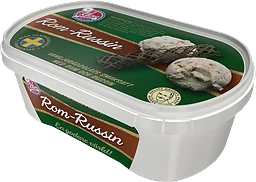 Gräddglass Rom-russin
