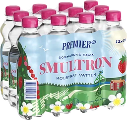 Smultron Kolsyrat Vatten Pet