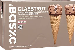 Glasstrut Choklad 8-p