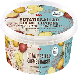 Potatissallad med créme fraiche