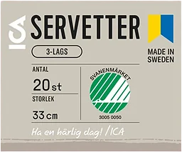 Servett Ljusrosa 33cm 20-p Home