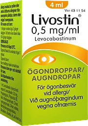 0,5mg/ml Ögondroppar