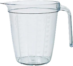 Måttkanna Plast Transparent