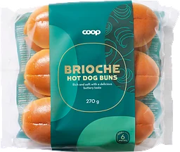 Korvbröd Brioche 6-pack