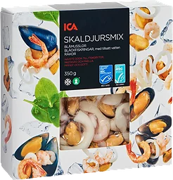 Skaldjursmix frysta