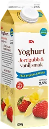 Yoghurt Jordgubb Vanilj 2,5%