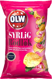 Chips Syrlig rödlök