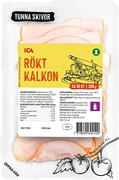 Kalkon Rökt Tunna Skivor